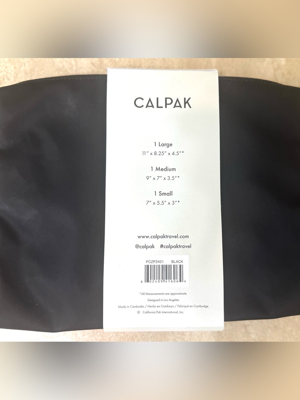 CalPak Water Resistant Zip Pouch Set (3
Pieces) - Picture 7 of 9